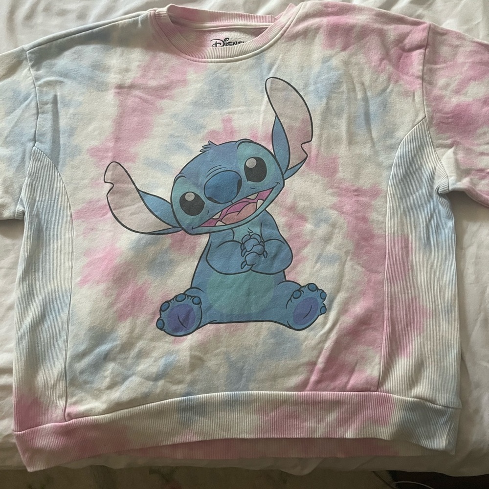 Tie-Dye Lilo & Stitch Graphic Sweatshirt